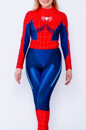 Spiderman enterizo mujer