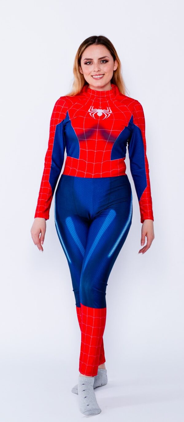 Spiderman enterizo mujer