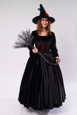 Bruja vestido largo