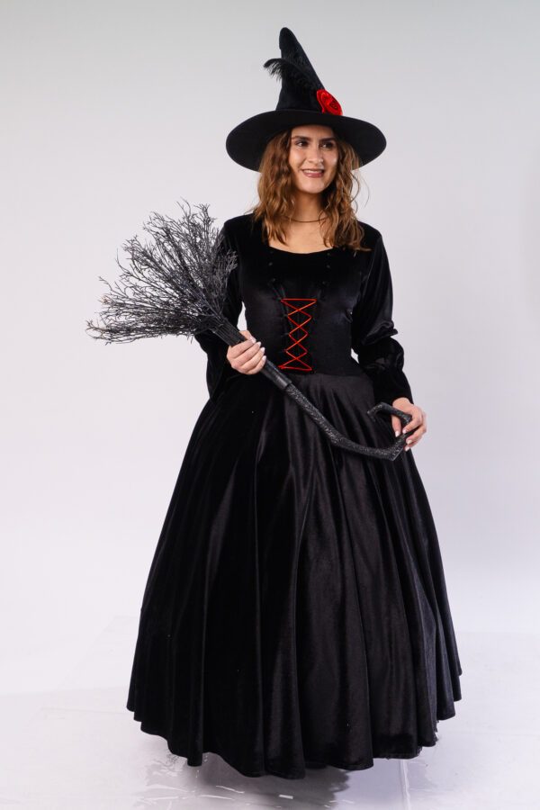 Bruja vestido largo
